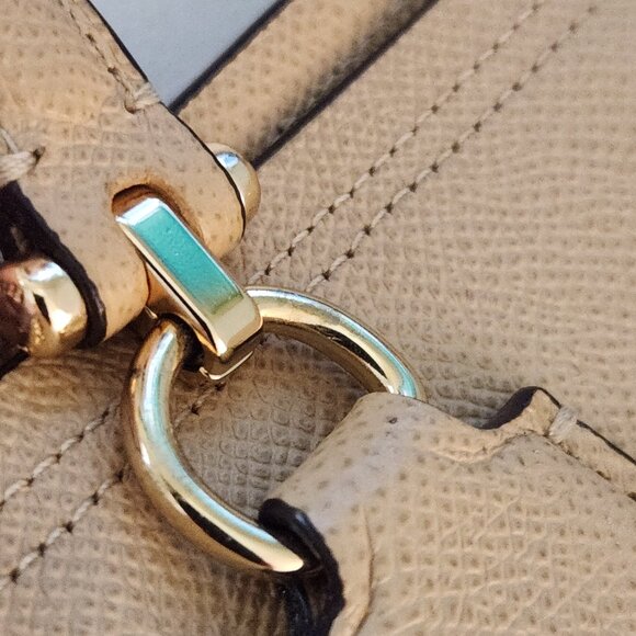 Euc Coach Kitt Carryall Tan Leather Shoulder Bag Handbag - Picture 7 of 13